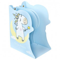 Подставка-держатель для книг и учебников фигурная BRAUBERG KIDS "Unicorn" раздвижная, металлическая